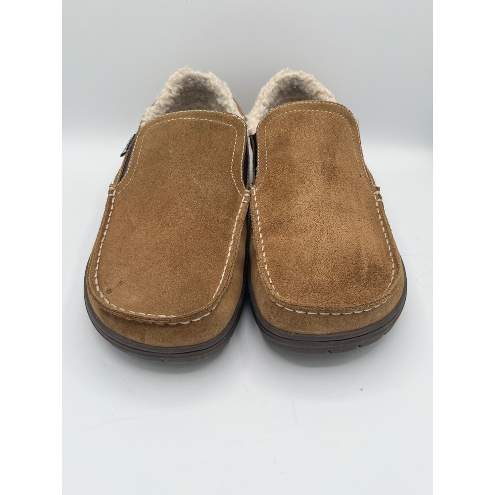 Lems Drifter Fur Men 10 Brown Suede Barefoot Slip On Shoes LM220401 Cozy Cabin